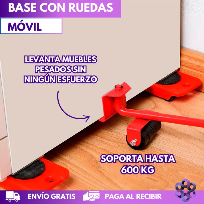 Elevador de muebles Set de 4